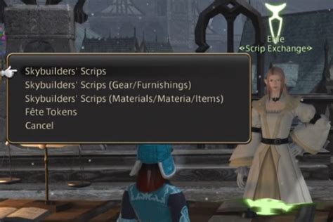 ishgard skybuilders scrip value.